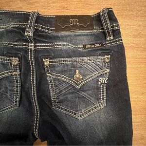 Miss Me Dark Blue Embellished Boot Cut Jeans